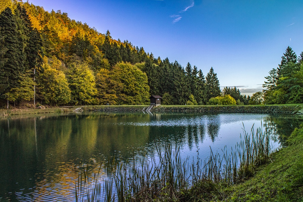 Tajch Veľká Vodárenská Čo vidieť v Banskej Štiavnici - Tajch Veľká Vodárenská